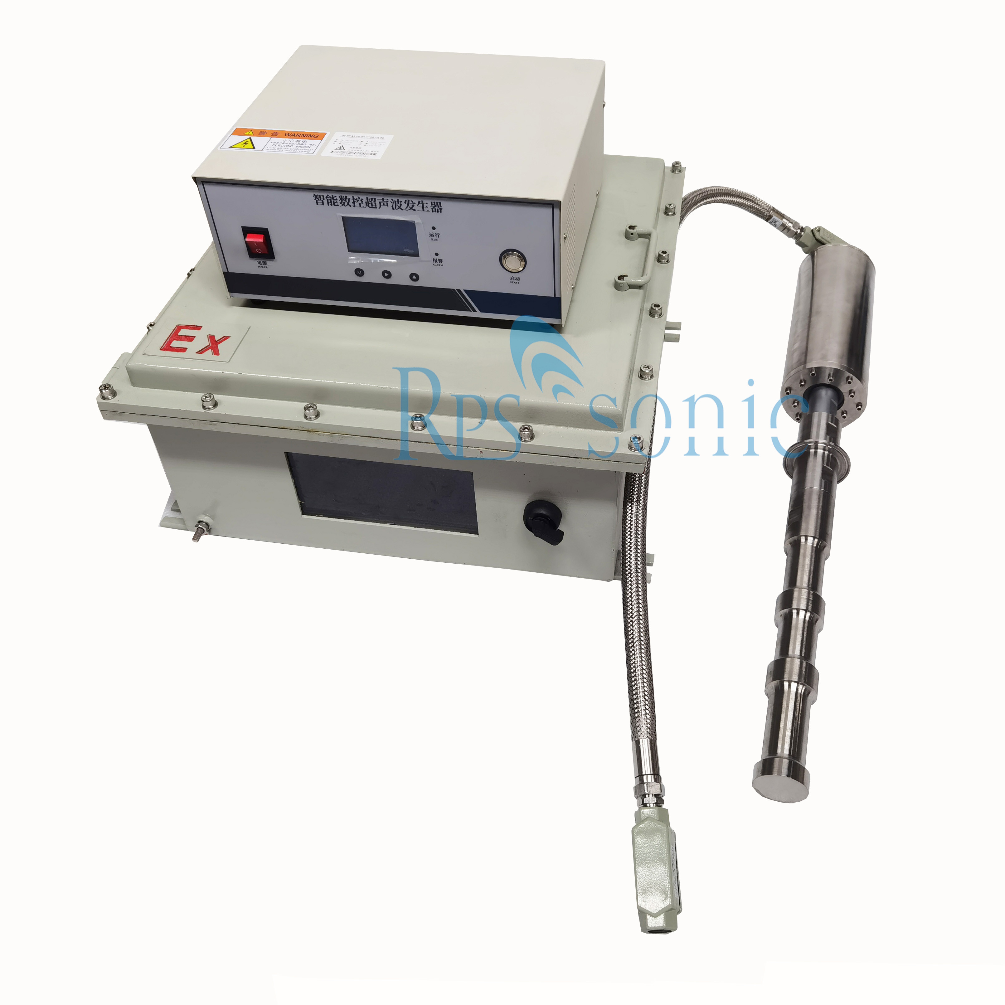  Explosion Proof Ultrasonic Homogenizer 20 Khz 3000w With Titanium Probe Manufactures