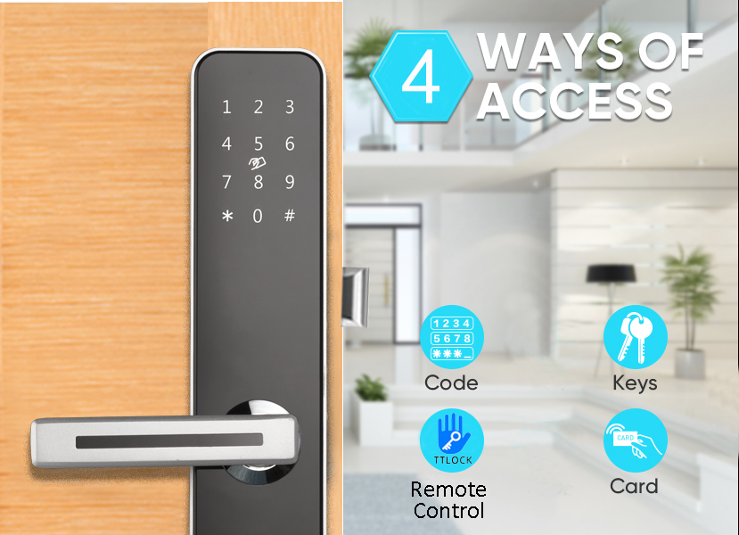 smart door lock unlock ways