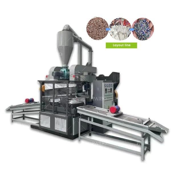400-500kg/h Copper Cable Recycling Wire Granulator Machine for Separate Copper