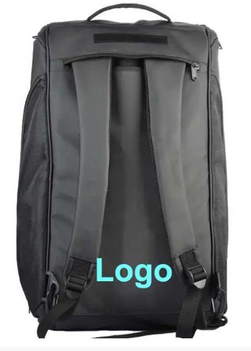 Polyester Pickleball Racket Bag Big Capacity Black With Shoes Wareh Ouse