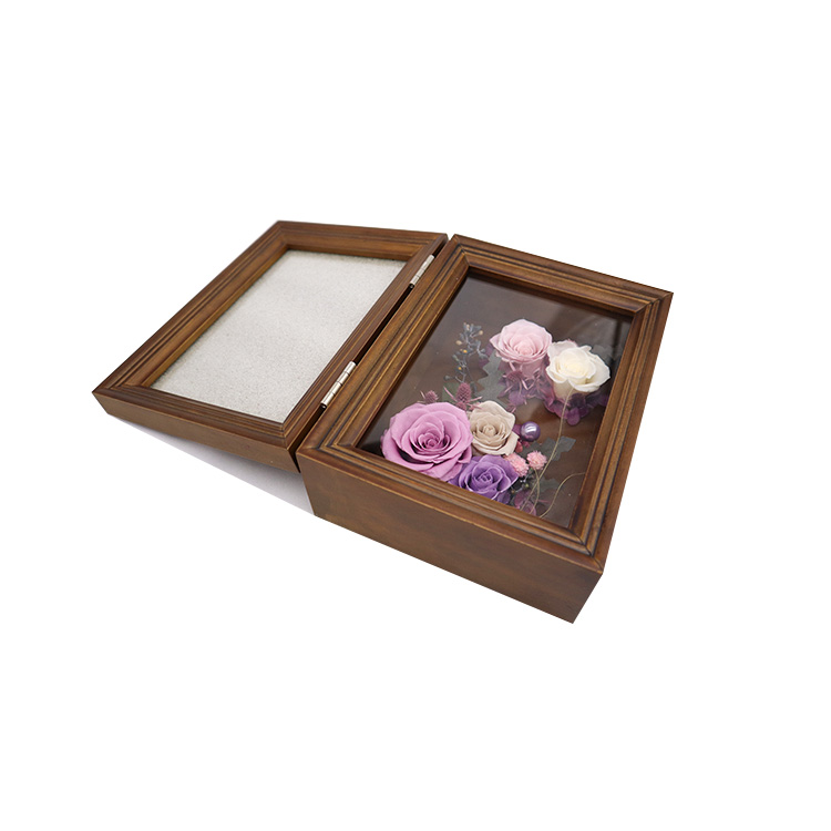 Everlasting Preserved Rose Gift Box Photo Frame​ For Party / Festival