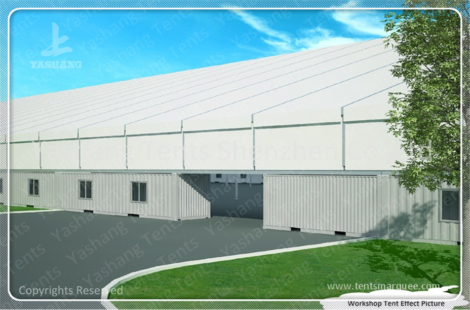 Semi-Permanent Warehouse Industrial Fabric Buildings Professional Strong Marquee