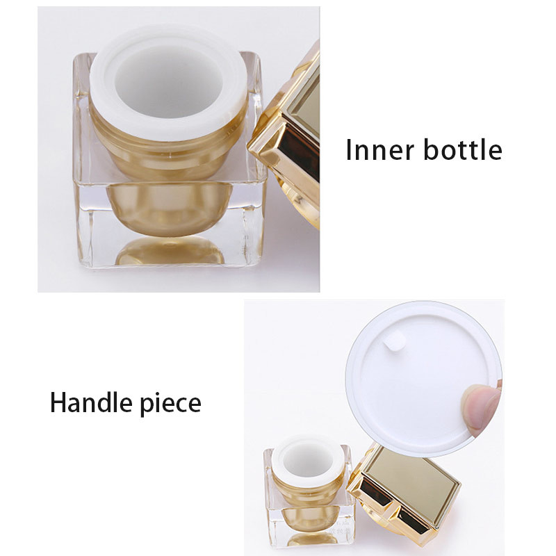 120ml Essential Oil Gold Deluxe Cosmetic Glass Bottles