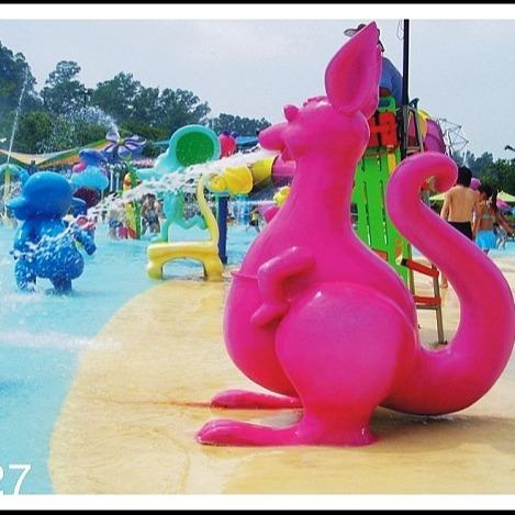 Kangaroo Water Sprayground Aqua Play, Water Playground Spray Equipment