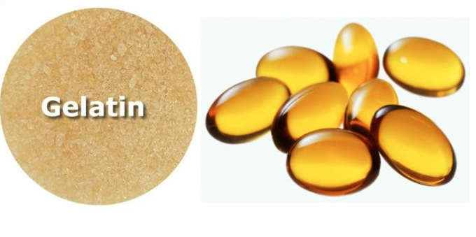 White Powder Pharmaceutical Gelatin 190 Bloom Beef Gelatine Halal