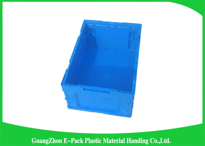 Solid Collapsible Storage Crate Moving Storage , Foldable Plastic Box Eco-Friendly