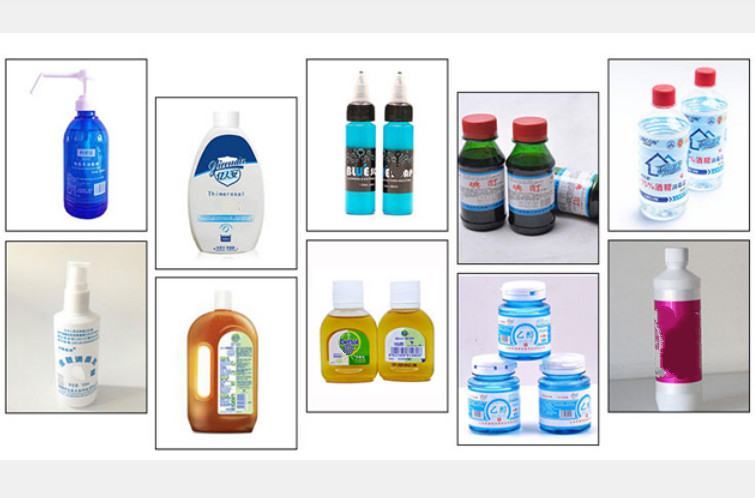 Bottle Filling Capping Labeling Packaging Machine Line for Hand Sanitizer, Laundry detergent，Shower Gel，Massage oil