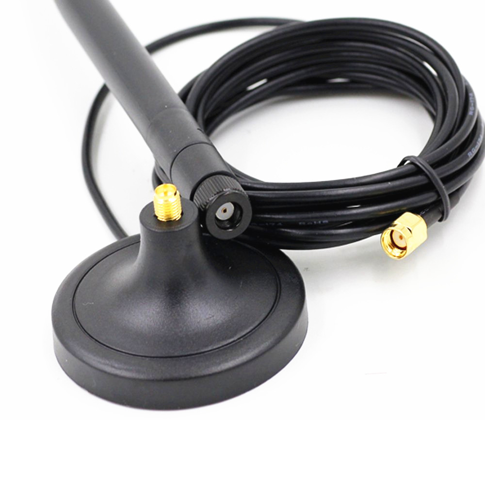 Customizable Cable Length 9dBi WiFi Antenna Extension Cable for Black White Devices