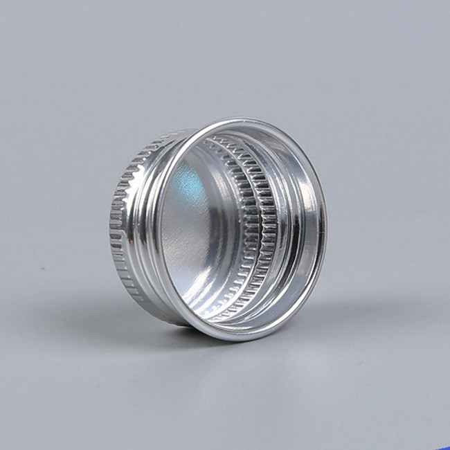 Aluminium Shiny Silver Disc Top Caps 20/410 For Food Skin Personal Care