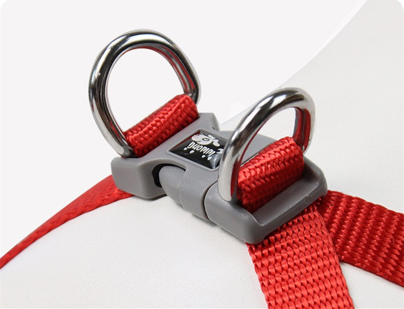 Pet Dog Traction Rope Color Matching Breathable Reflective