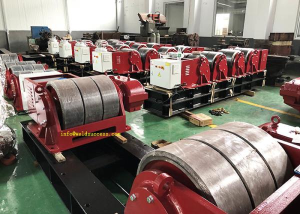 200T Heavy Duty Conventional Tank Turning Rolls, Steel Wheel Welding Rotator