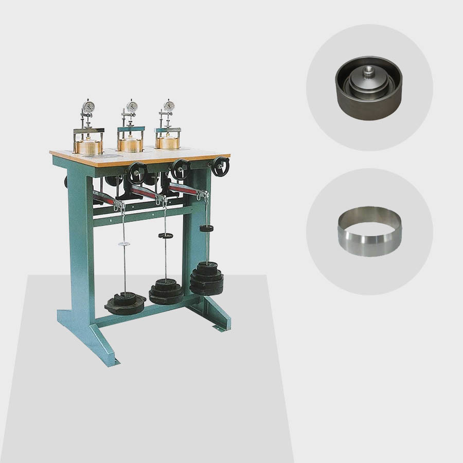 12.5 -1600Kpa/30cm2 Soil Testing Equipments Mid Pressure Triplex Consolidometer