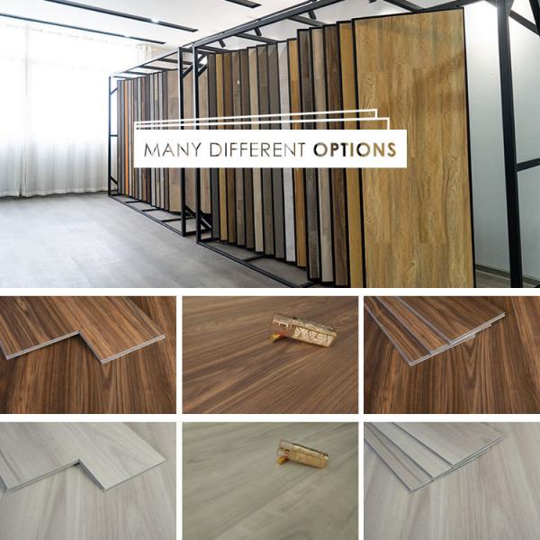 Environmentally Friendly Wood Grain Spc Flooring Interlocking 4.5 Mm Spc