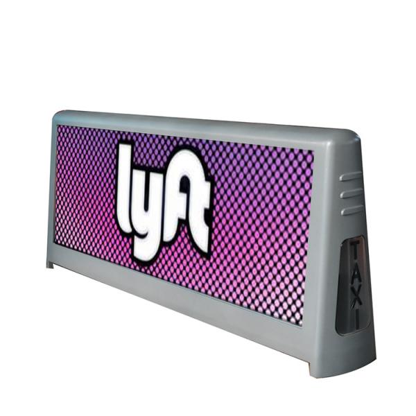 6500nits Taxi Top Led Display 40000dots/sqm Car Roof Led Screen For Advertisemen