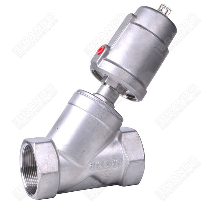 Pneumatic Angle Seat Valve 4
