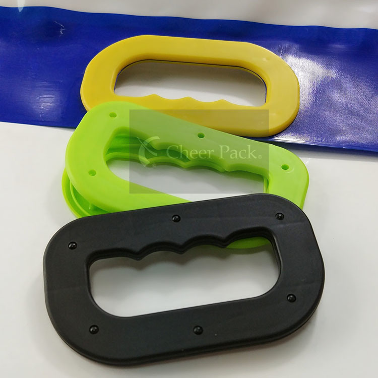 Snap Style PP Plastic Bag Handles For Rice Bag Packing , 106mm Length
