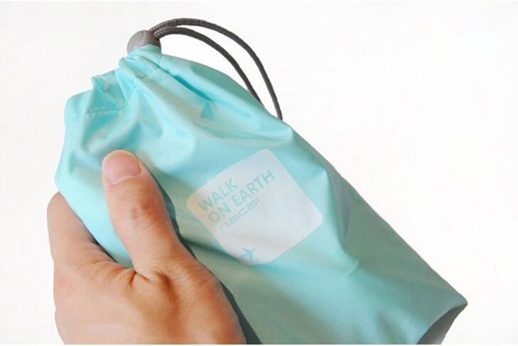 Soft Organic Cotton Drawstring Shoe Bags Small Foldable Cloth Canvas Cinch Backpack