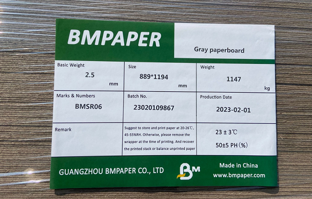 Recycled 1000gsm 1200gsm Uncoated Gray Paperboard Sheets For Puzzles 95 x 130cm 