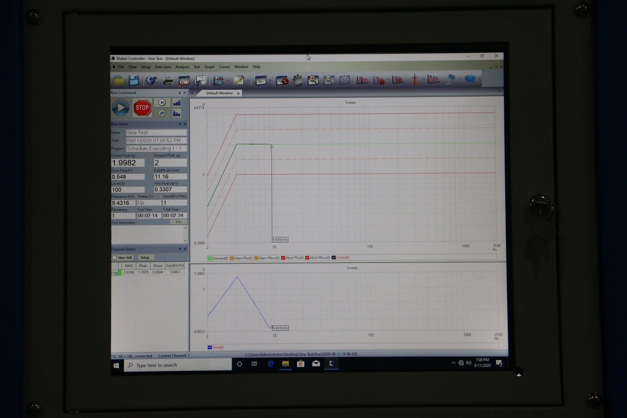 Laboratory 10000N Electrodynamic Vibration Test System With 270kg Load