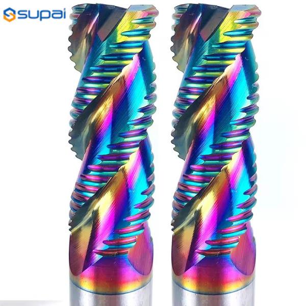 75mm 4 Flute Performance 30 Degree 45 Degree TiAlN Coated Square End Mill 12mm