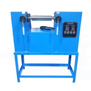  76mm ( 3 Inch ）Diameter Two Roll Mill , Lab Mixing Open Mill For Plastic &amp; Rubber Manufactures