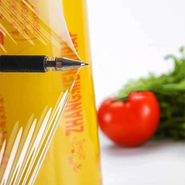 Food Packaging Pvc Cling Film Roll Food Wrap With Metal Cutter Slider Cutter PVDC / PE / LDPE / PVC