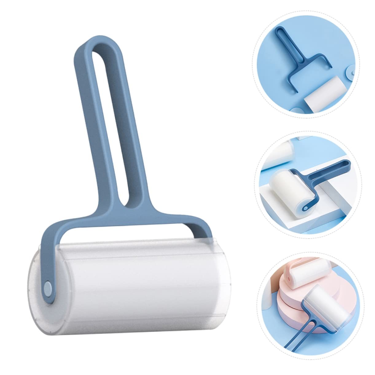Tearable Roll Paper Sticky Roller Brush Pet Hair Remover Clothes Carpet Cleaning Brush Plush Razor Household Cleaning Tool