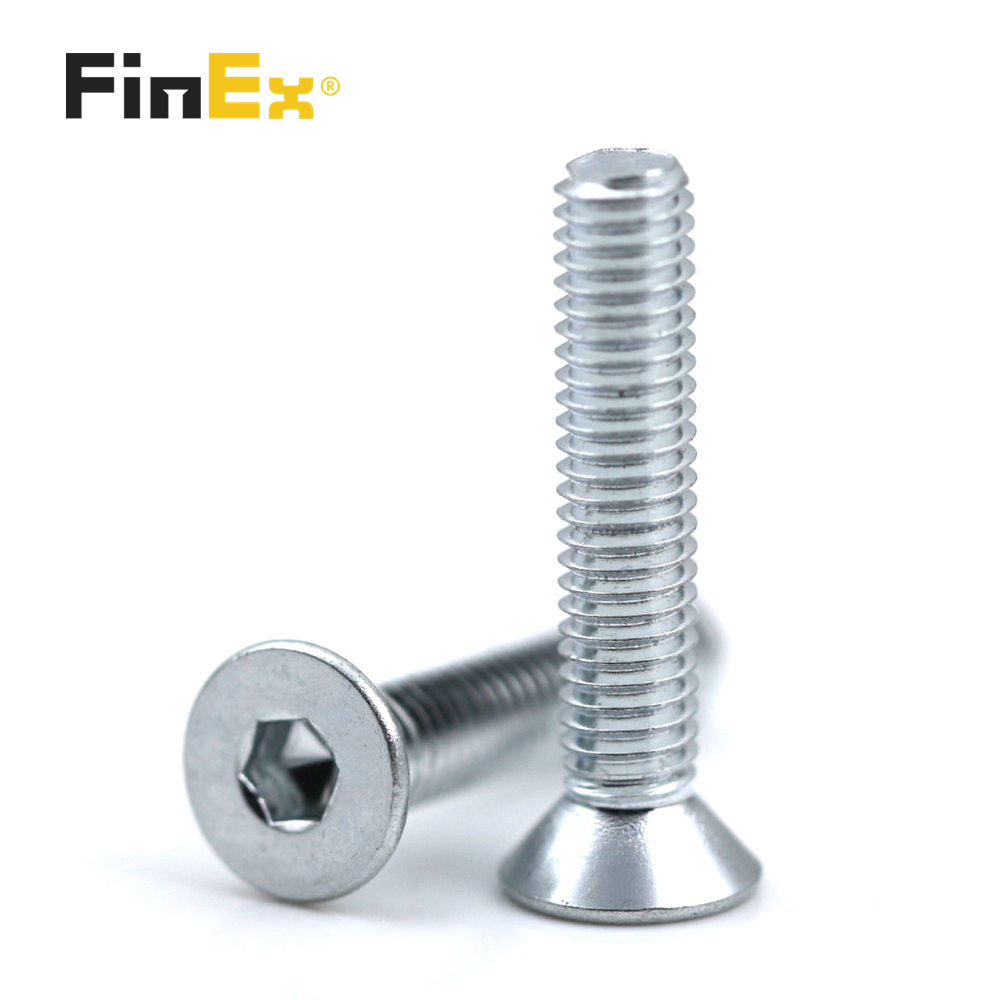 Metric Measurement System ZINC PLATED Hexagon Recessed Countersunk Socket Cap Screw