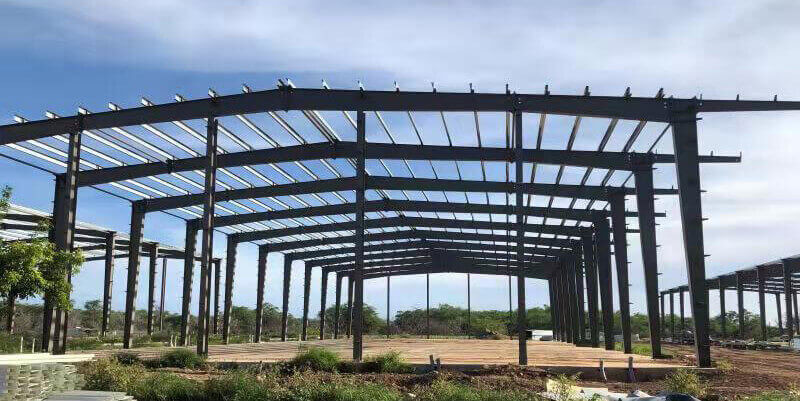 ASTM A36 A992 Structural Steel Building Q235 Q345 H,C,Z Section Steel Steel Structure Fabrication For Warehouse/Workshop-Metal Building Warehouse in America