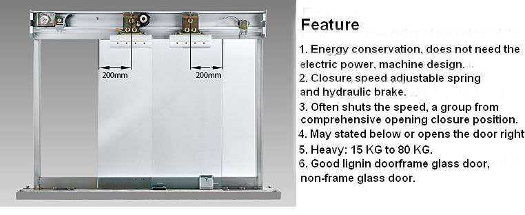 Commercial Semi Automatic Door Operator 80KG of home / Hospital / Hotel