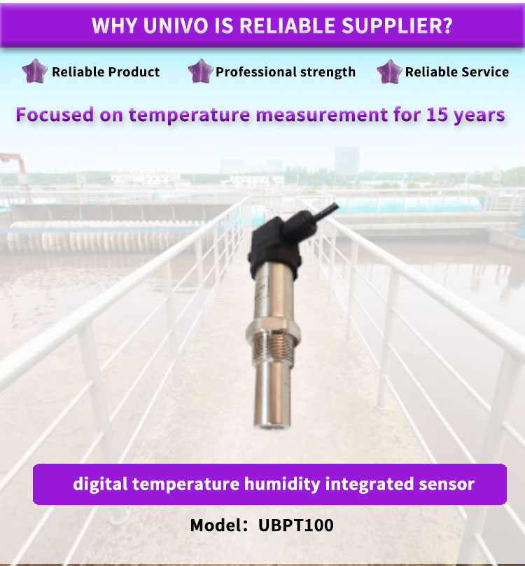 Customized OEM Support UNIVO UBPT100Y Digital Humidity Temperature Sensor ± 0.5 C Accuracy
