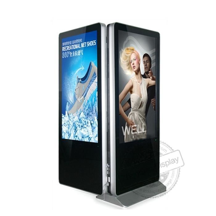 47inch Double Sided LCD Advertising Display 450 cd/m2 Perfect Way To Maximize Your Advertising Space