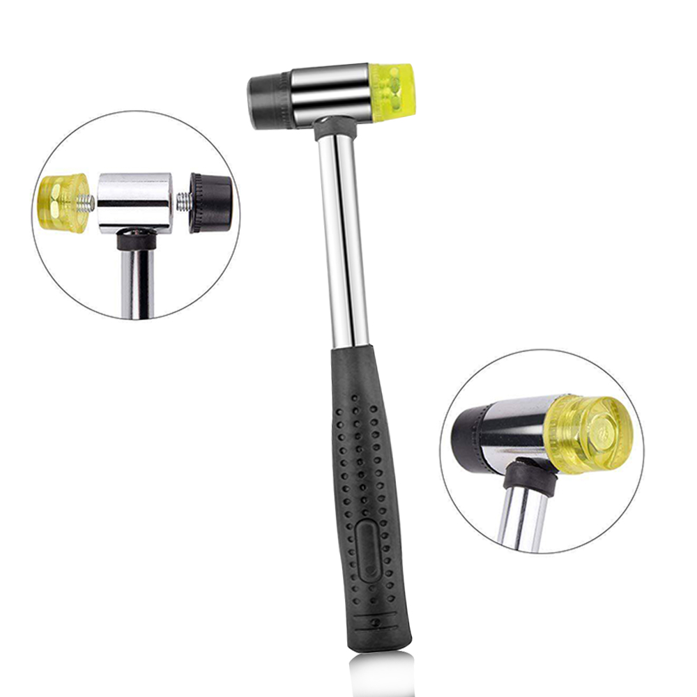 Dual Head Plastic And Rubber Hammer Metal Mallet For Jewelers
