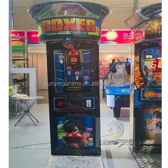ODM Redemption Fun Boxing Machine Arcade Game Dynamic Boxer Machine 110V