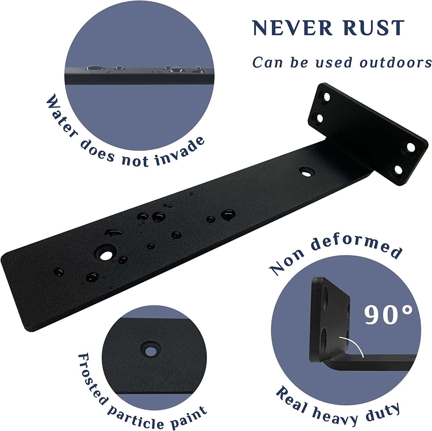 15-25 Work Days Lead Time Heavy Duty Industrial Shelf Bracket for Customizable Shelves