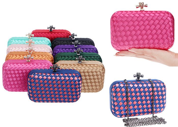 Silk Weave PVC Leather Fabric Plain Colorful Environmental Protection