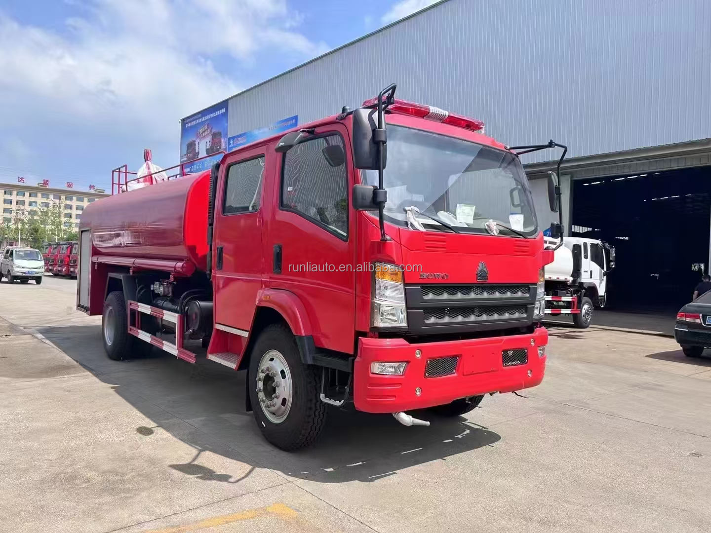 Factory HOWO Fire Truck Fire Rescue Fighting Water Fire Truck