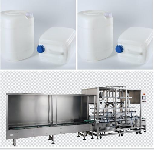 Quality Barrel  Bottle Packaging Line Automatic Paint Filling Machine Fast Filling Speed for sale