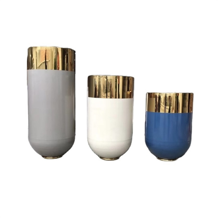 Indoor reactive glaze flower pots outdoor glazed planters