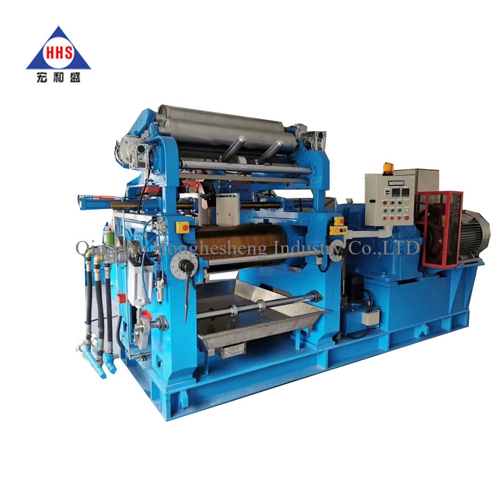 Automatic Stock Blender Open Mill Rubber Mixing Two Roller XK 360