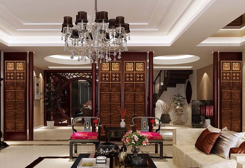 Antique Copper Stainless Steel Partition For Hotels/Villa/Lobby Interior Decoration