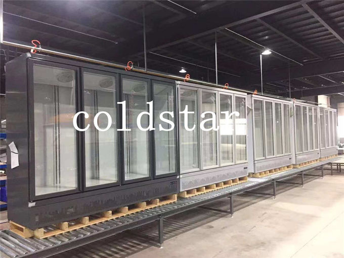 Commercial Beverage Chiller Soft Drink Refrigerator With Glass Door