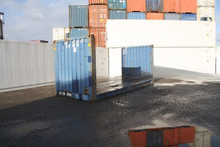 Corten Steel 20ft 40ft Used Flat Rack Containers Second Hand Floor Plywood or Steel