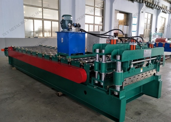 1.25m Metal Roofing Machine PLC 7m Corrugated Roll Making Equipment