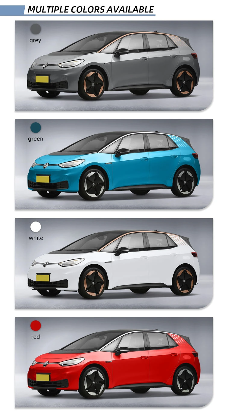 Power 125kw EV Cars Gray Color VW ID3 Suv Electric Cars 5 Seats