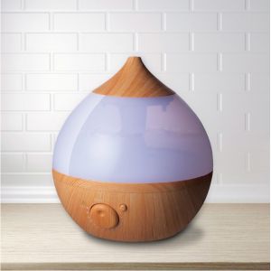 Tabletop Portable Wood Grain Ultrasonic Aromatherapy Diffuser 1 Year Warranty