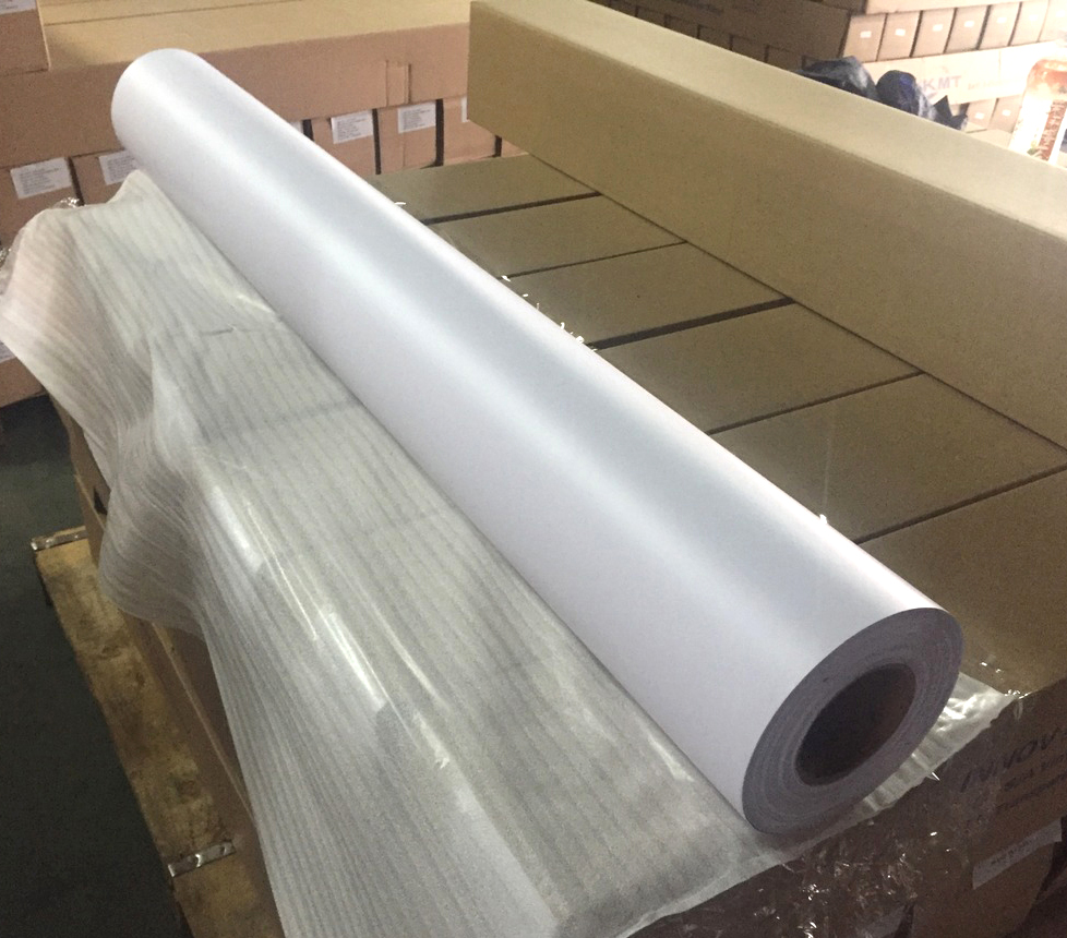Permanent Glue Decorative Adhesive Vinyl , Waterbased Inkjet Adhesive Vinyl