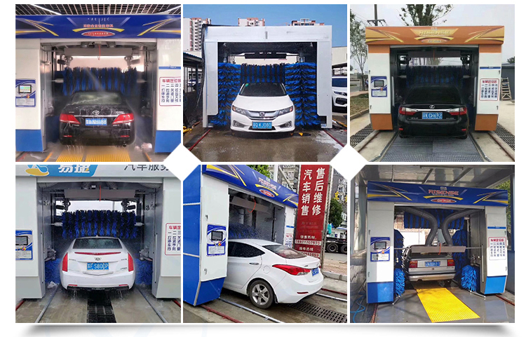 5 BRUSHES Qatar Automatic Car Wash Machine For Doha Carwash Business