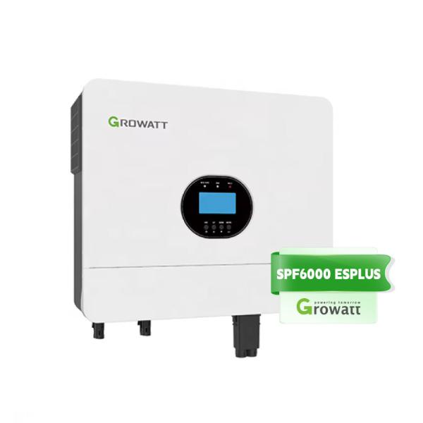 6000W SPF 6000 ES Plus Growatt Inverter Single Phase Inverter for Home Solar