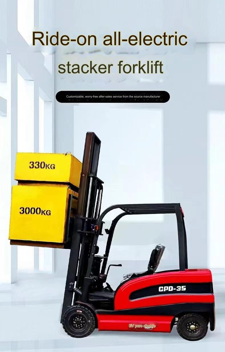 Free Shipping CE ISO Forklift Electric Portable Forklift Capacity Fork Lift Truck New Forklift Electric 1 ton 1.5 ton 2 Ton for Sale